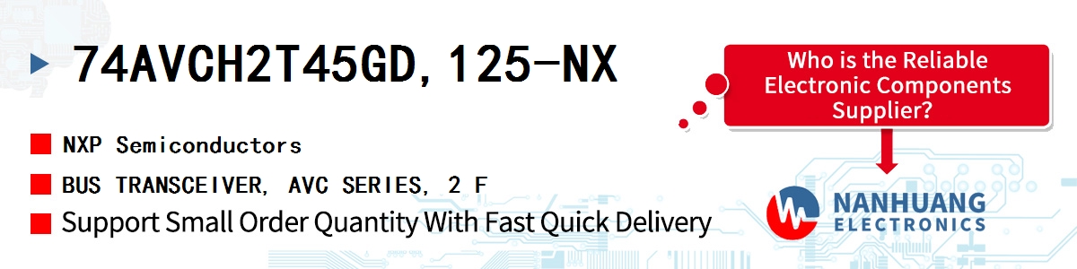 74AVCH2T45GD,125-NX NXP BUS TRANSCEIVER, AVC SERIES, 2 F