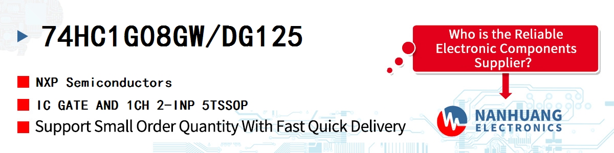 74HC1G08GW/DG125 NXP IC GATE AND 1CH 2-INP 5TSSOP