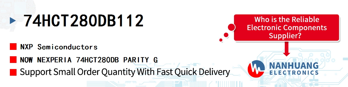 74HCT280DB112 NXP NOW NEXPERIA 74HCT280DB PARITY G