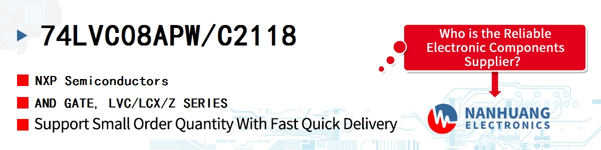 74LVC08APW/C2118 NXP AND GATE, LVC/LCX/Z SERIES