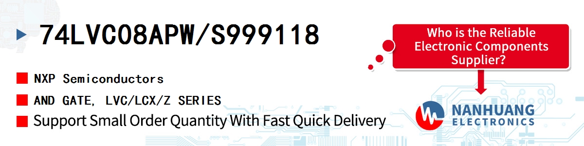 74LVC08APW/S999118 NXP AND GATE, LVC/LCX/Z SERIES