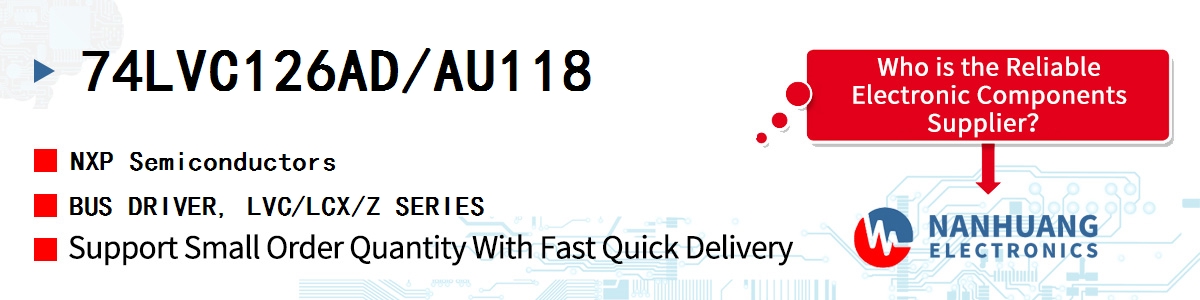 74LVC126AD/AU118 NXP BUS DRIVER, LVC/LCX/Z SERIES