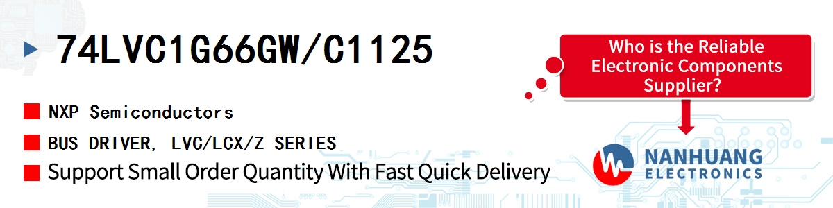 74LVC1G66GW/C1125 NXP BUS DRIVER, LVC/LCX/Z SERIES