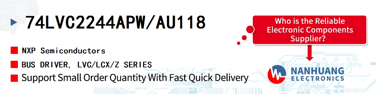 74LVC2244APW/AU118 NXP BUS DRIVER, LVC/LCX/Z SERIES