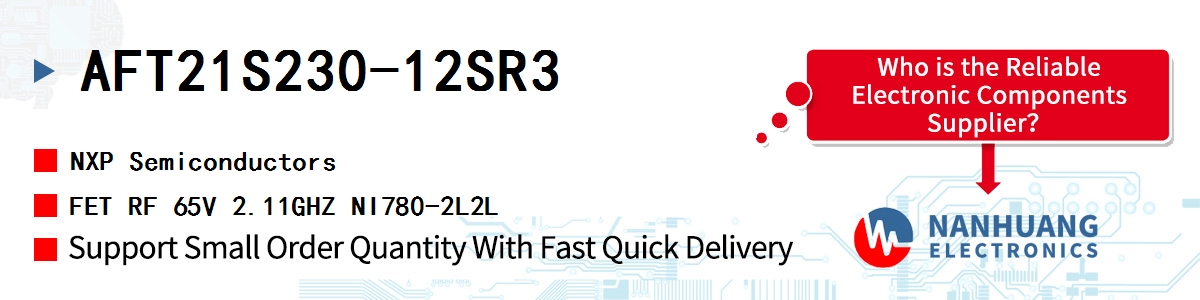 AFT21S230-12SR3 NXP FET RF 65V 2.11GHZ NI780-2L2L