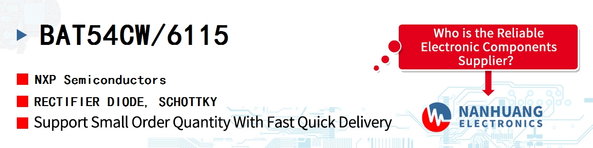 BAT54CW/6115 NXP RECTIFIER DIODE, SCHOTTKY