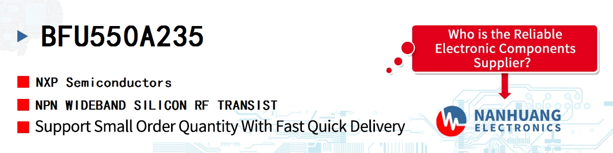 BFU550A235 NXP NPN WIDEBAND SILICON RF TRANSIST