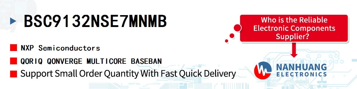 BSC9132NSE7MNMB NXP QORIQ QONVERGE MULTICORE BASEBAN