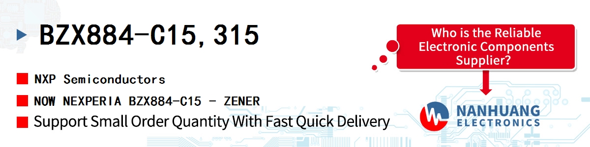 BZX884-C15,315 NXP NOW NEXPERIA BZX884-C15 - ZENER