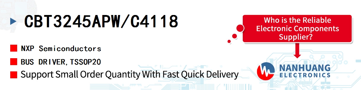 CBT3245APW/C4118 NXP BUS DRIVER,TSSOP20