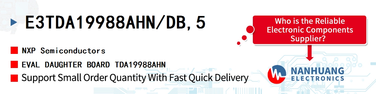 E3TDA19988AHN/DB,5 NXP EVAL DAUGHTER BOARD TDA19988AHN