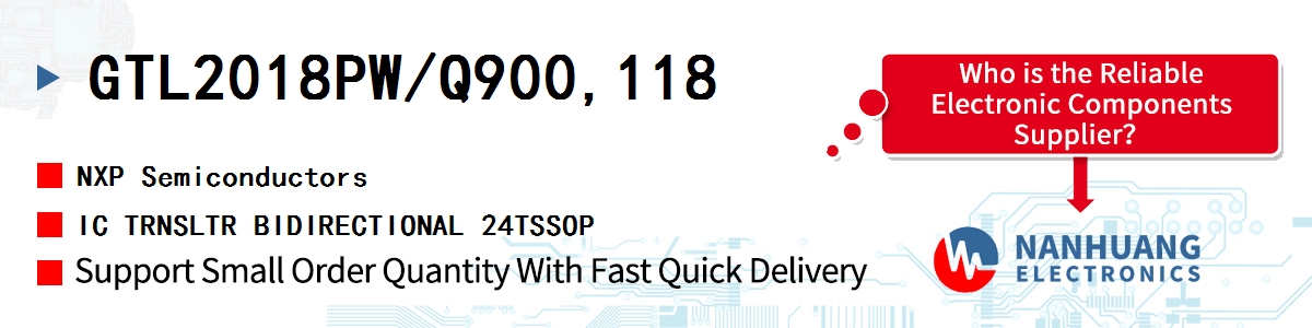 GTL2018PW/Q900,118 NXP IC TRNSLTR BIDIRECTIONAL 24TSSOP