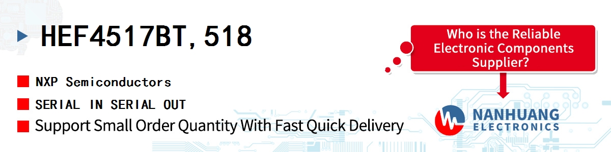 HEF4517BT,518 NXP SERIAL IN SERIAL OUT