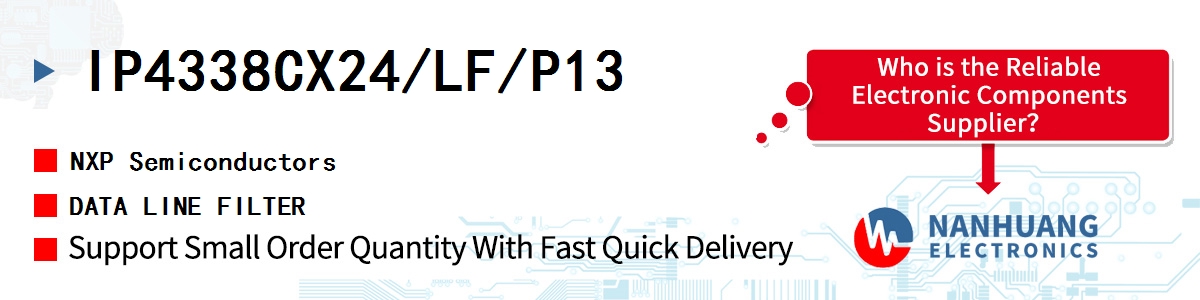 IP4338CX24/LF/P13 NXP DATA LINE FILTER