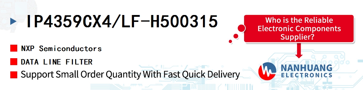 IP4359CX4/LF-H500315 NXP DATA LINE FILTER