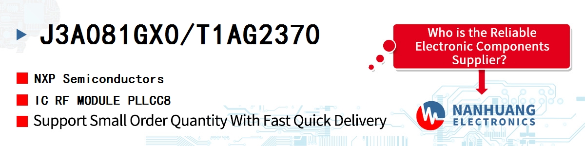 J3A081GX0/T1AG2370 NXP IC RF MODULE PLLCC8