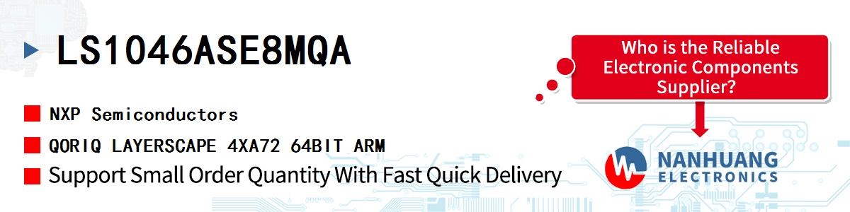 LS1046ASE8MQA NXP QORIQ LAYERSCAPE 4XA72 64BIT ARM