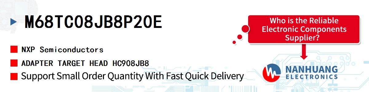 M68TC08JB8P20E NXP ADAPTER TARGET HEAD HC908JB8