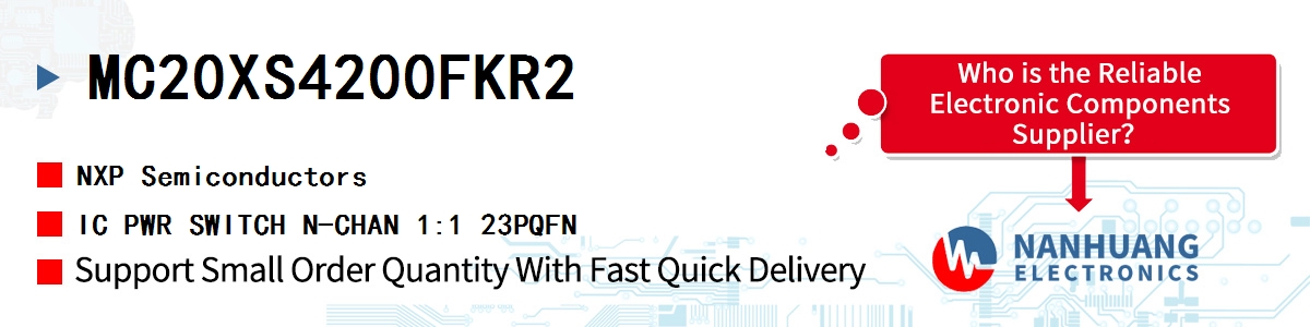 MC20XS4200FKR2 NXP IC PWR SWITCH N-CHAN 1:1 23PQFN