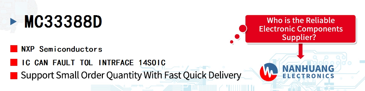 MC33388D NXP IC CAN FAULT TOL INTRFACE 14SOIC