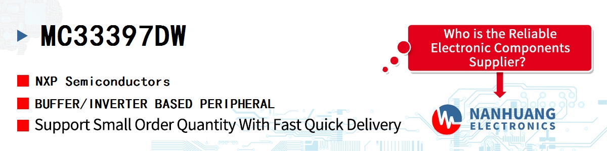 MC33397DW NXP BUFFER/INVERTER BASED PERIPHERAL