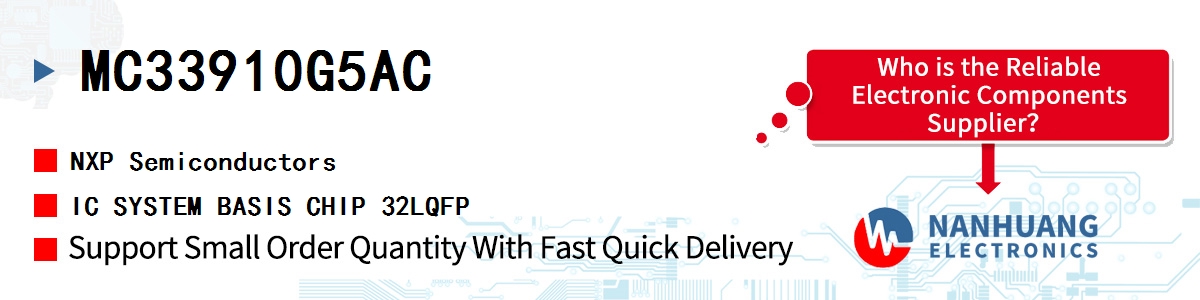 MC33910G5AC NXP IC SYSTEM BASIS CHIP 32LQFP