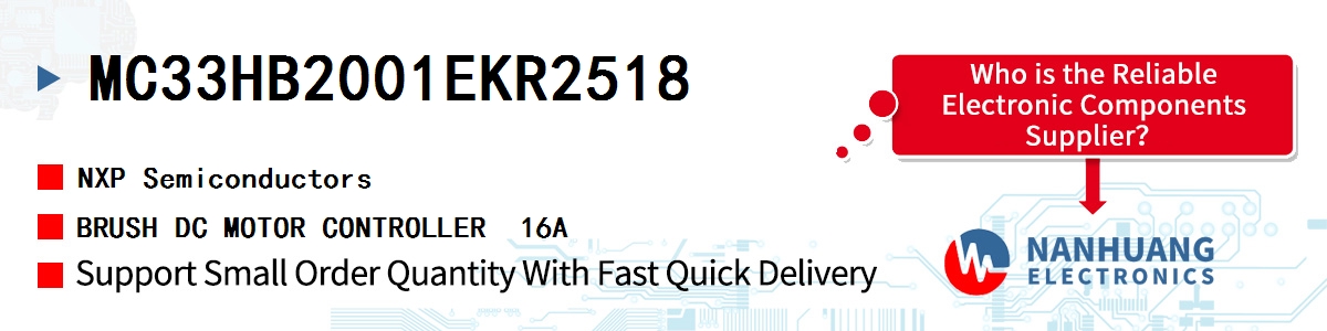 MC33HB2001EKR2518 NXP BRUSH DC MOTOR CONTROLLER  16A