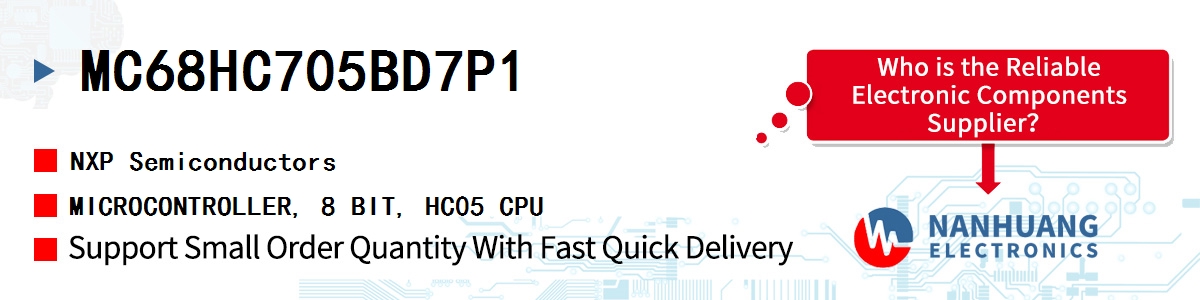 MC68HC705BD7P1 NXP MICROCONTROLLER, 8 BIT, HC05 CPU