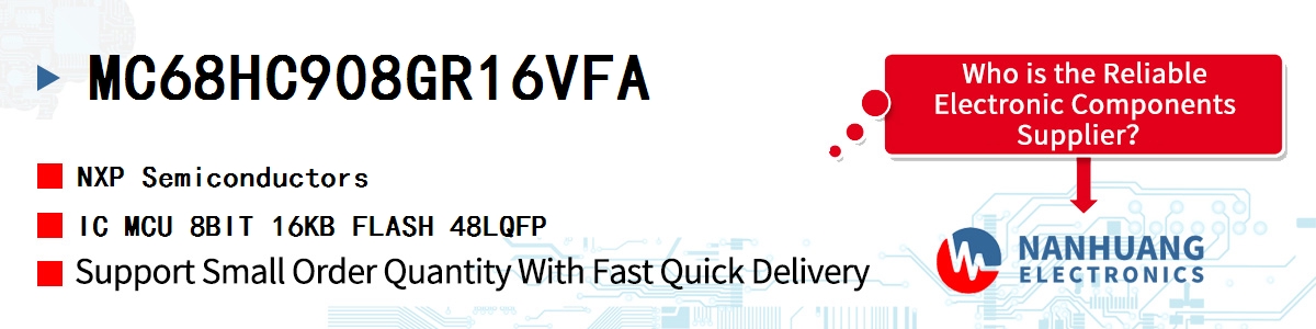 MC68HC908GR16VFA NXP IC MCU 8BIT 16KB FLASH 48LQFP