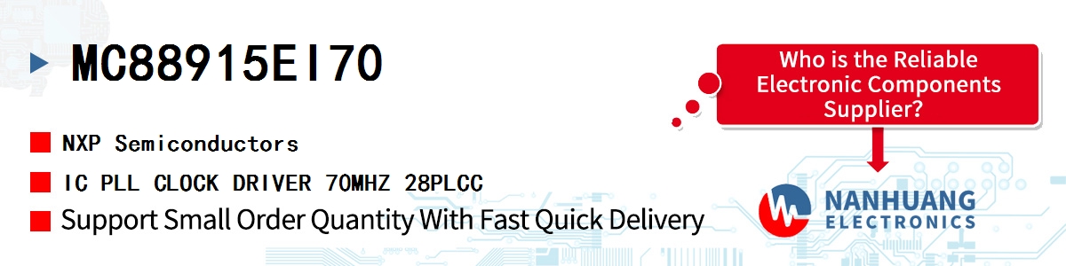 MC88915EI70 NXP IC PLL CLOCK DRIVER 70MHZ 28PLCC