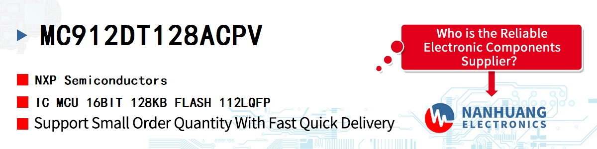 MC912DT128ACPV NXP IC MCU 16BIT 128KB FLASH 112LQFP