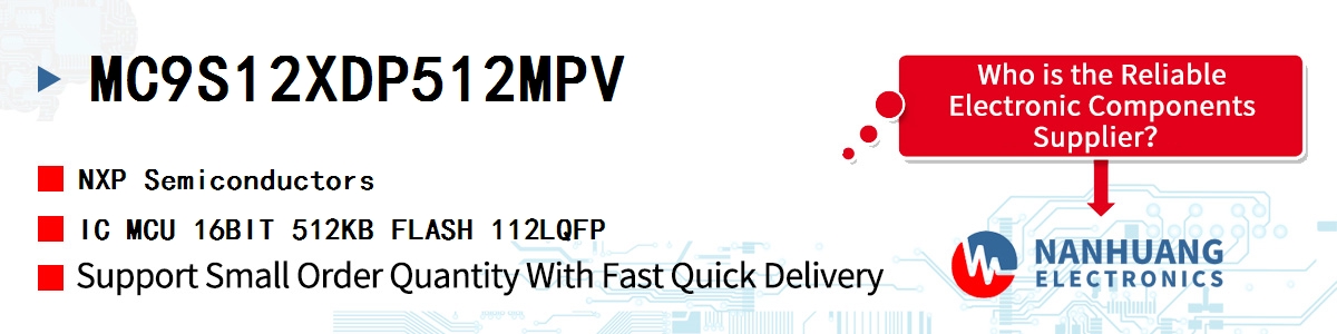 MC9S12XDP512MPV NXP IC MCU 16BIT 512KB FLASH 112LQFP