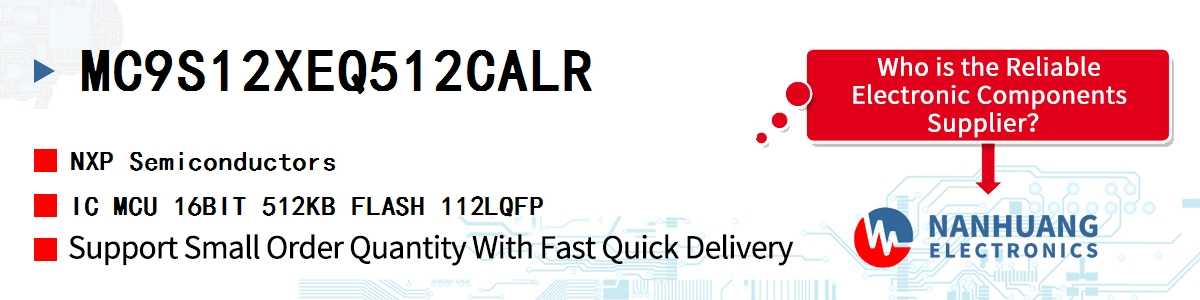 MC9S12XEQ512CALR NXP IC MCU 16BIT 512KB FLASH 112LQFP