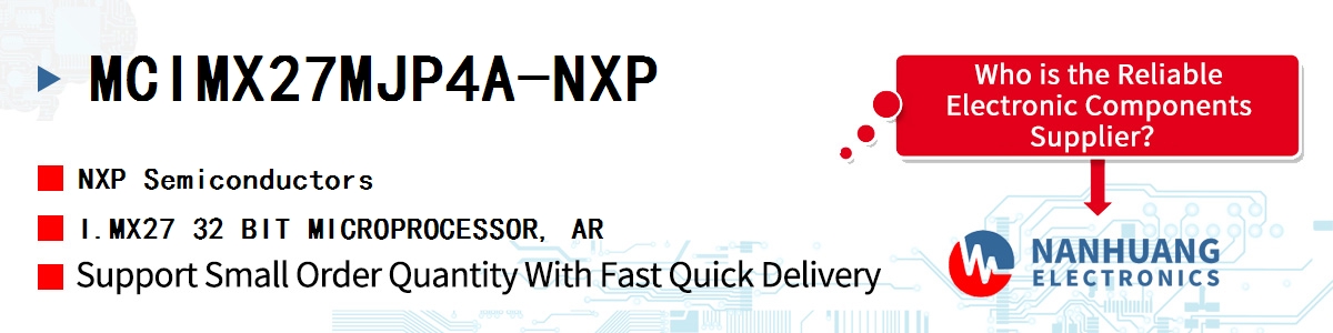 MCIMX27MJP4A-NXP NXP I.MX27 32 BIT MICROPROCESSOR, AR