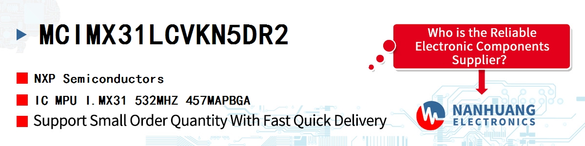 MCIMX31LCVKN5DR2 NXP IC MPU I.MX31 532MHZ 457MAPBGA