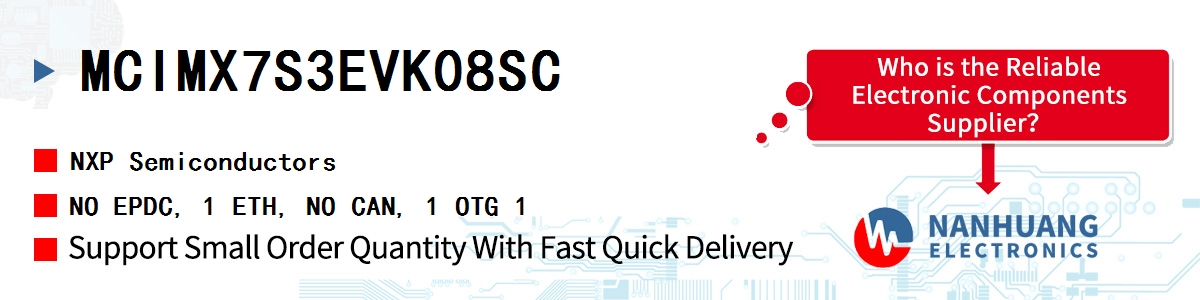 MCIMX7S3EVK08SC NXP NO EPDC, 1 ETH, NO CAN, 1 OTG 1