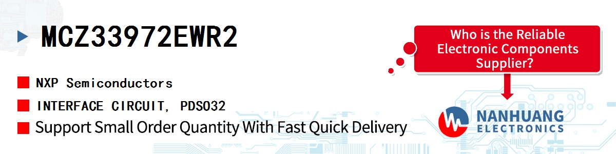 MCZ33972EWR2 NXP INTERFACE CIRCUIT, PDSO32