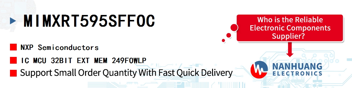 MIMXRT595SFFOC NXP IC MCU 32BIT EXT MEM 249FOWLP