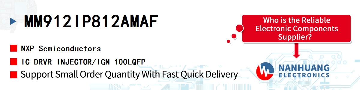 MM912IP812AMAF NXP IC DRVR INJECTOR/IGN 100LQFP