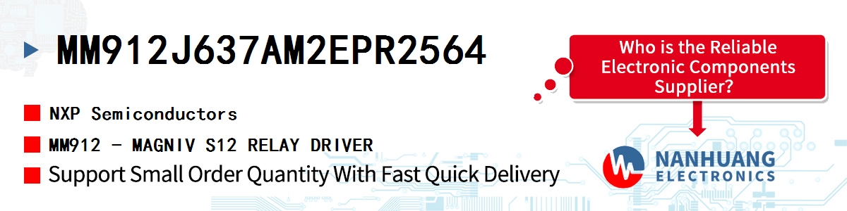 MM912J637AM2EPR2564 NXP MM912 - MAGNIV S12 RELAY DRIVER