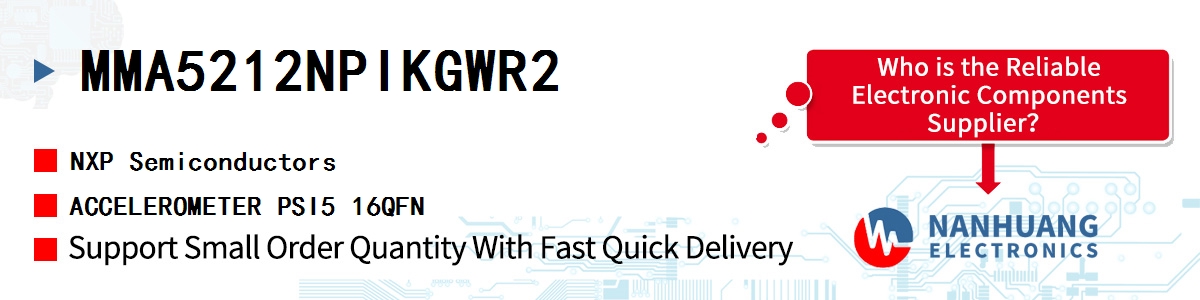 MMA5212NPIKGWR2 NXP ACCELEROMETER PSI5 16QFN