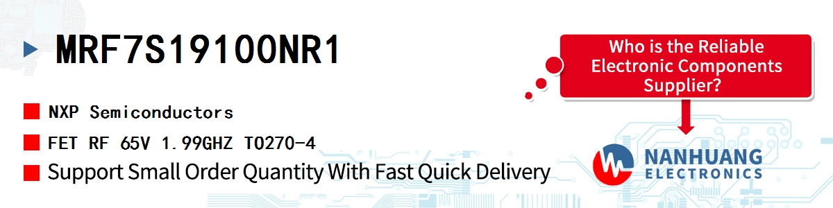 MRF7S19100NR1 NXP FET RF 65V 1.99GHZ TO270-4