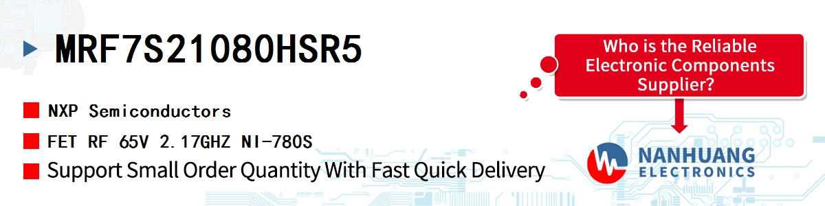 MRF7S21080HSR5 NXP FET RF 65V 2.17GHZ NI-780S