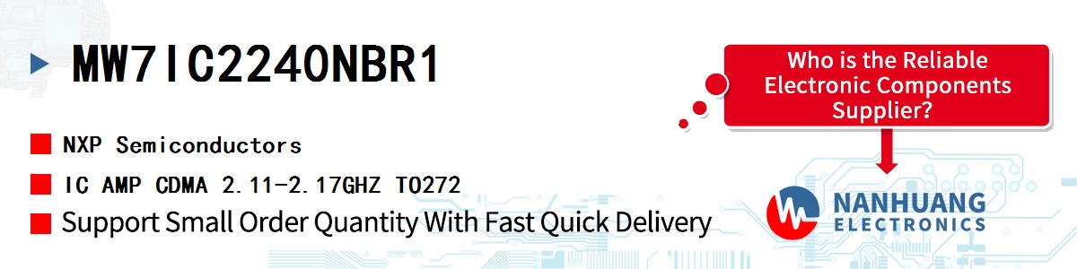 MW7IC2240NBR1 NXP IC AMP CDMA 2.11-2.17GHZ TO272