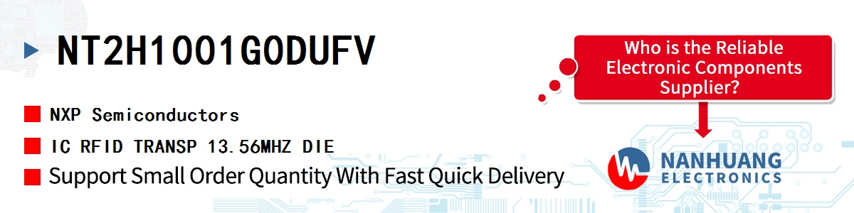 NT2H1001G0DUFV NXP IC RFID TRANSP 13.56MHZ DIE