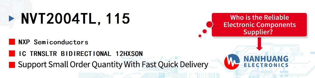NVT2004TL,115 NXP IC TRNSLTR BIDIRECTIONAL 12HXSON