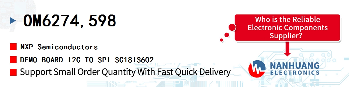 OM6274,598 NXP DEMO BOARD I2C TO SPI SC18IS602