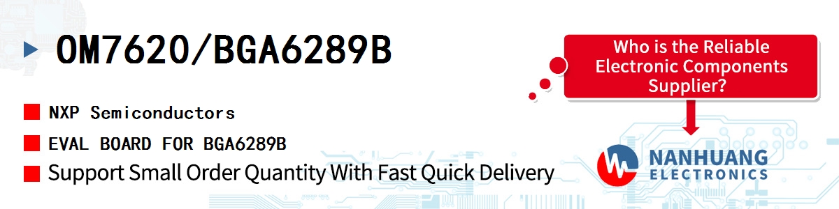 OM7620/BGA6289B NXP EVAL BOARD FOR BGA6289B