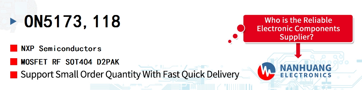 ON5173,118 NXP MOSFET RF SOT404 D2PAK