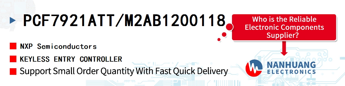 PCF7921ATT/M2AB1200118 NXP KEYLESS ENTRY CONTROLLER